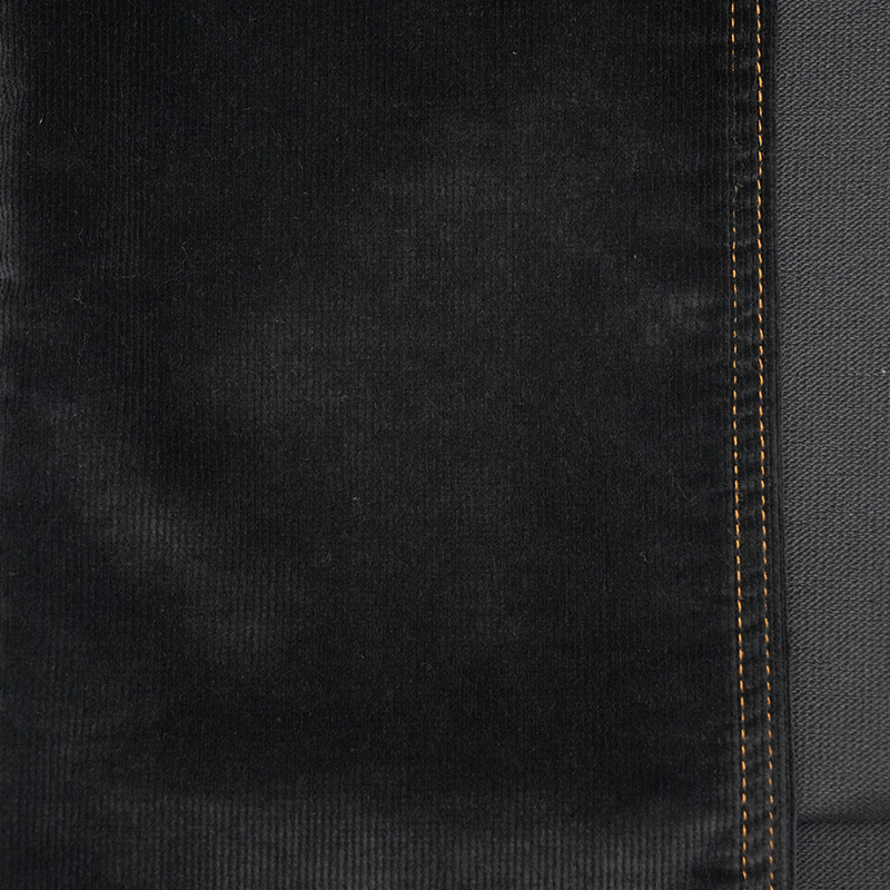 GS1161 katoen-12%modale dubbele corduroy geverfde stof