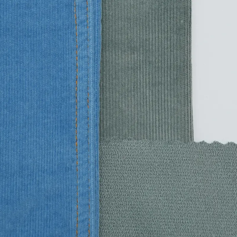 GS1338 katoen dubbele corduroy geverfde stof